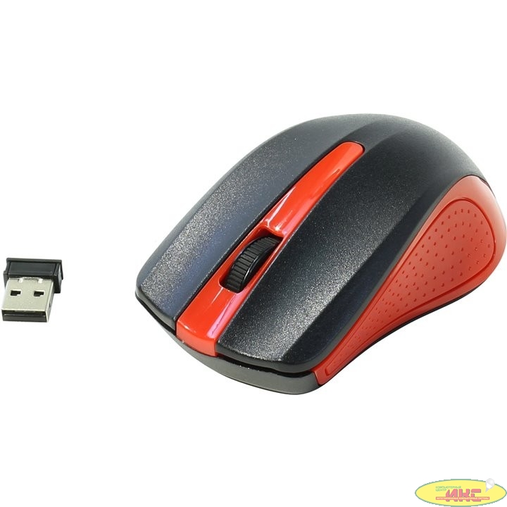 Oklick 485MW black/red optical (1200dpi) cordless USB (2but) [997828]