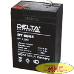 Delta DT 6045 (4.5 А\ч, 6В) свинцово- кислотный аккумулятор  