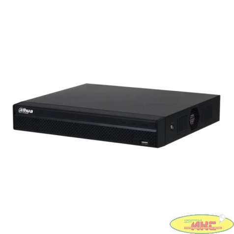 DAHUA DHI-NVR1108HS-S3/H 8-канальный IP-видеорегистратор 4K и H.265+, входящий поток до 80Мбит/с, 1 SATA III до 8Тбайт