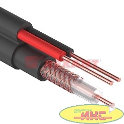 REXANT (01-4002) Кабель видеонаблюдения +2 жилы 100м  черный  (ККСП) 