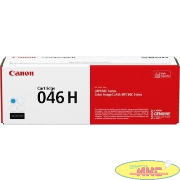 Canon Cartridge 046HC  1253C002 Тонер-картридж голубой для Canon MF735Cx, 734Cdw, 732Cdw (5000 стр.)