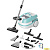 BOSCH BWD420HYG  Пылесос, контейнер, 2000 Вт, белый/голубой
