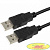 Cablexpert Кабель USB 2.0 Pro , AM/AM, 1.8м, экран, черный, пакет (CCP-USB2-AMAM-6)