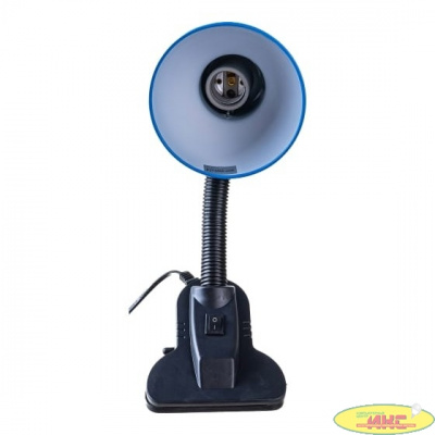 ЭРА Б0035060 Настольный светильник N-212-E27-40W-BU на прищепке синий 