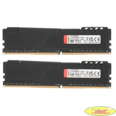 Kingston DDR4 DIMM 32GB Kit 2x16Gb KF432C16BBK2/32 PC4-25600, 3200MHz, CL16