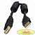 5bites UC5011-018A Проф. Кабель  USB2.0, AM/AF, зол.разъемы, ферр.кольца, 1.8м., черный