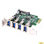 ORIENT VA-3U4PELP, Контроллер PCI-Ex1, USB 3.2 Gen1 (USB 3.0), скорость до 5 Гбит/с, 4-port ext, VIA VL805 chipset,  Low Profile, разъем доп.питания, oem (33295)    