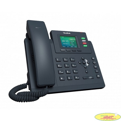 Телефон SIP Yealink SIP-T33P, 4 линии, цветной экран, PoE, БП в комплекте (SIP-T33P)