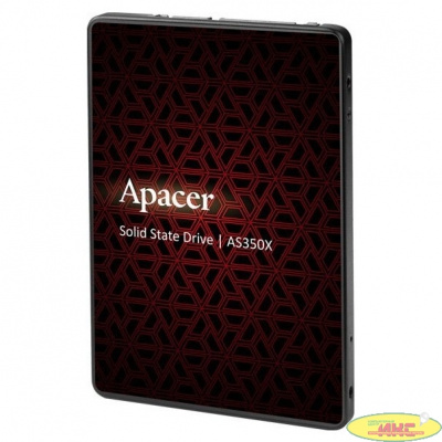 Apacer SSD PANTHER AS350X 512Gb SATA 2.5" 7mm, R560/W540 Mb/s, IOPS 80K, MTBF 1,5M, 3D NAND, Retail (AP512GAS350XR-1)