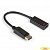 Exegate EX294706RUS Кабель-переходник DisplayPort-HDMI ExeGate EX-DPM-HDMIF-0.1 (20M/19F, 0,1м)