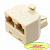 5bites LY-US024 Адаптер проходной  RJ-45 8P8C M/2F