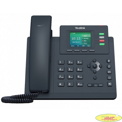 Телефон SIP Yealink SIP-T33P, 4 линии, цветной экран, PoE, БП в комплекте (SIP-T33P)
