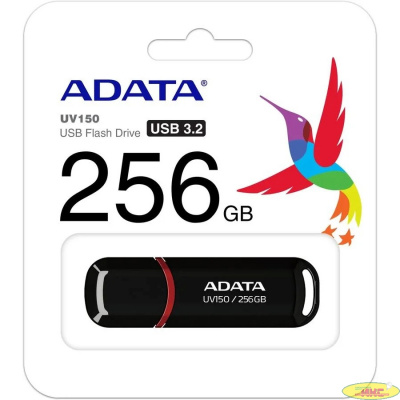 Флеш Диск A-Data 256Gb UV150 AUV150-256G-RBK USB3.0 черный