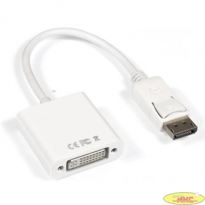 Exegate EX294678RUS Кабель-переходник DisplayPort-DVI ExeGate EX-DPM-DVIF-0.1 (20M/19F, 0,1м)